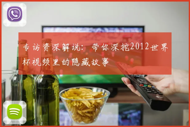 专访资深解说:带你深挖2012世界杯视频里的隐藏故事